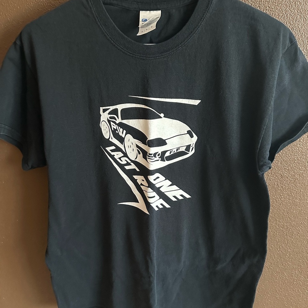 Fast and Furious Black Kids T-Shirt with Car Design